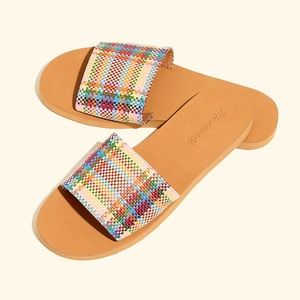 MADEWELL The Maddie Slide Sandal in Dandelion Multi Size 8.5